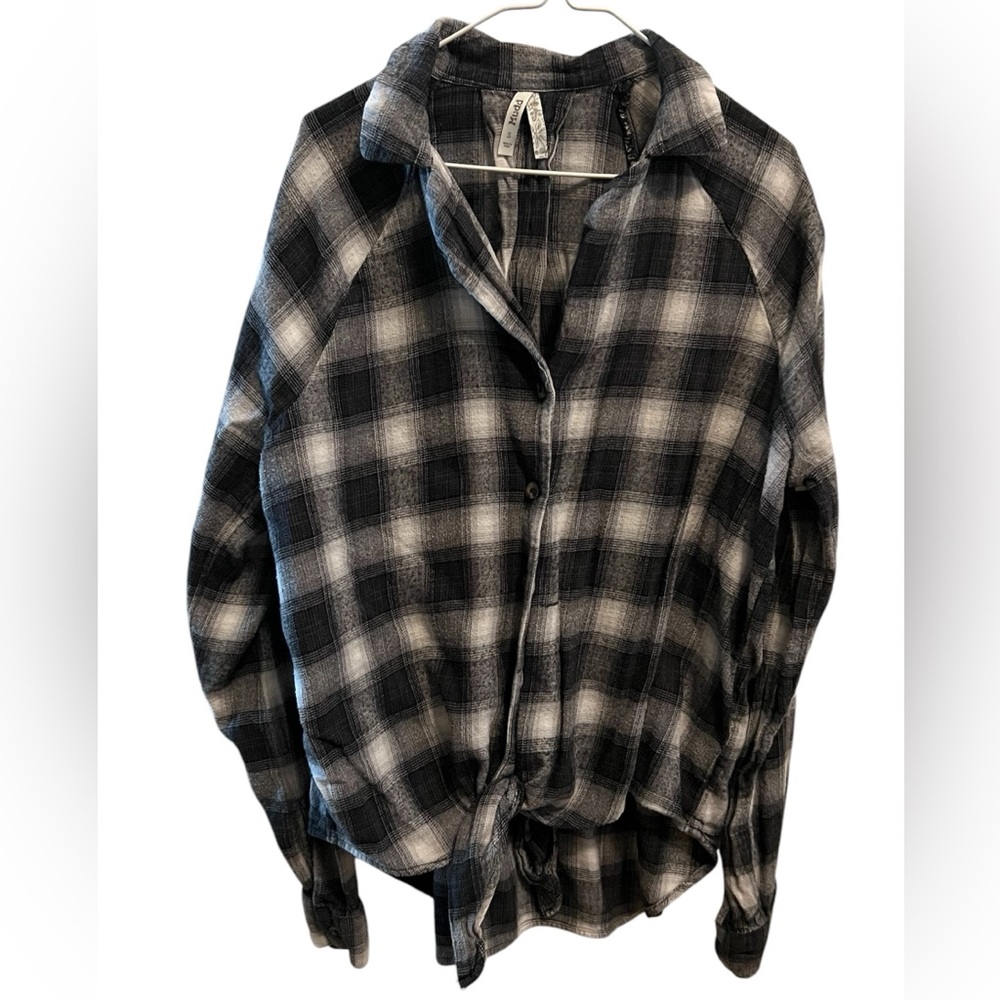 Juniors Mudd Button Down Long Sleeve Shirt